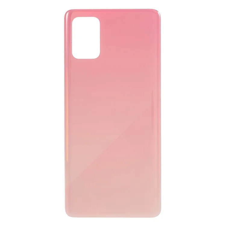 For Samsung Galaxy A71 4G SM-A715 Back Battery Housing Cover Replacement Part (Without Logo) - Pink