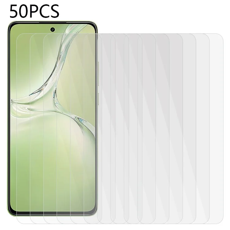 Bulk Purchasing 50Pcs for  OnePlus Nord CE4 Lite 5G / Oppo K12x 5G (China) Screen Protector Anti-Scratch Tempered Glass Film
