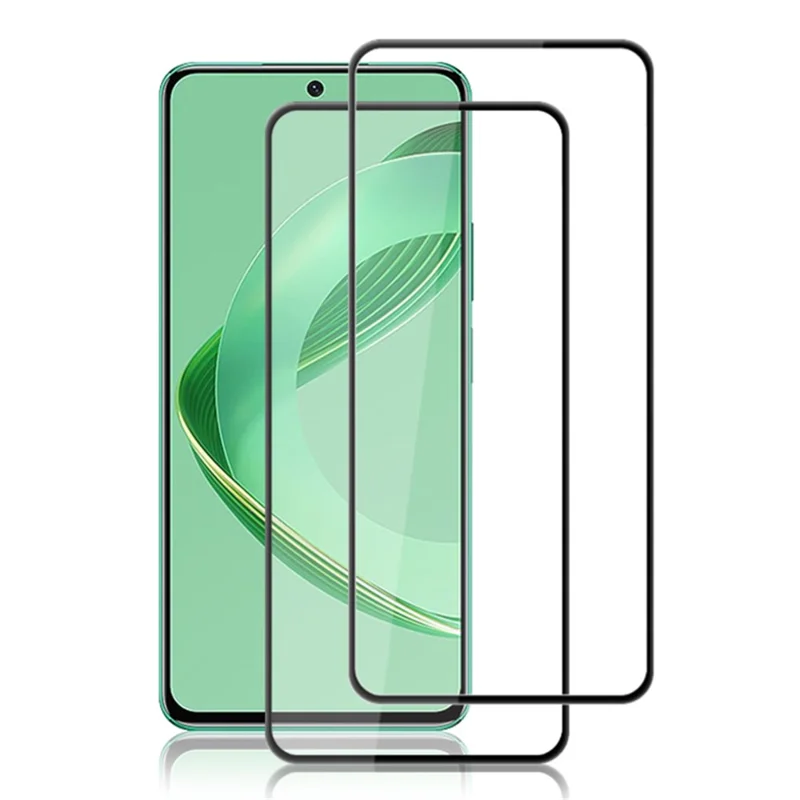 AMORUS 2Pcs For Huawei nova 12 SE 4G / nova 11 SE Screen Protector HD Tempered Glass Film - Black