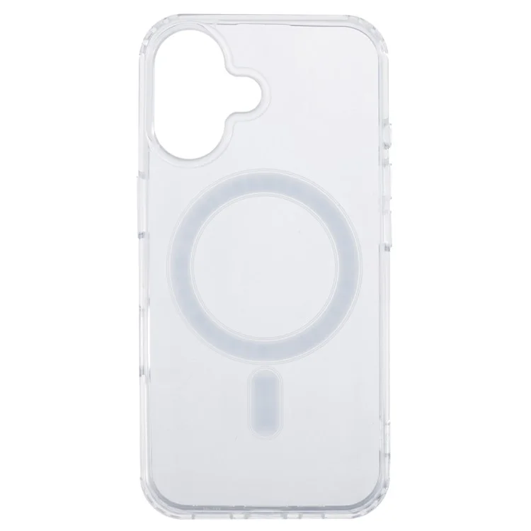 Funda de teléfono de TPU+Acrílico para iPhone 16 Plus con impresión de seda Película protectora de pantalla de vidrio templado+Película de lente clara