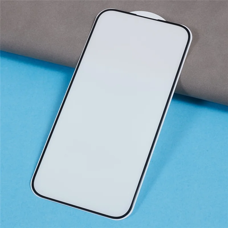 For iPhone 16 Plus / 15 Plus Screen Protector Silk Printing High Aluminum-Silicon Glass Film