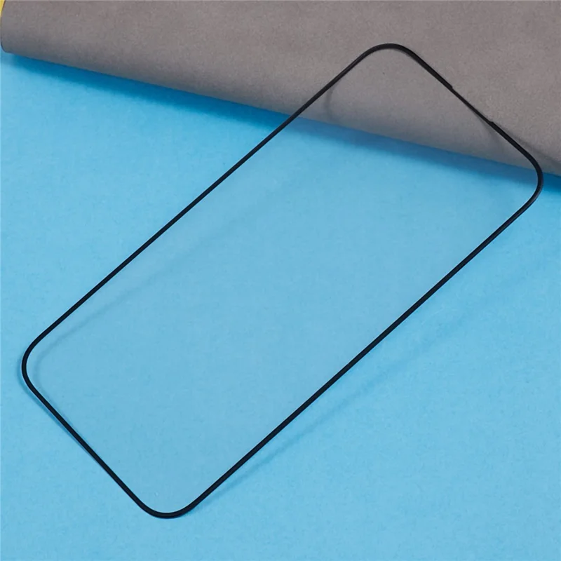 For iPhone 16 Plus / 15 Plus Screen Protector Silk Printing High Aluminum-Silicon Glass Film