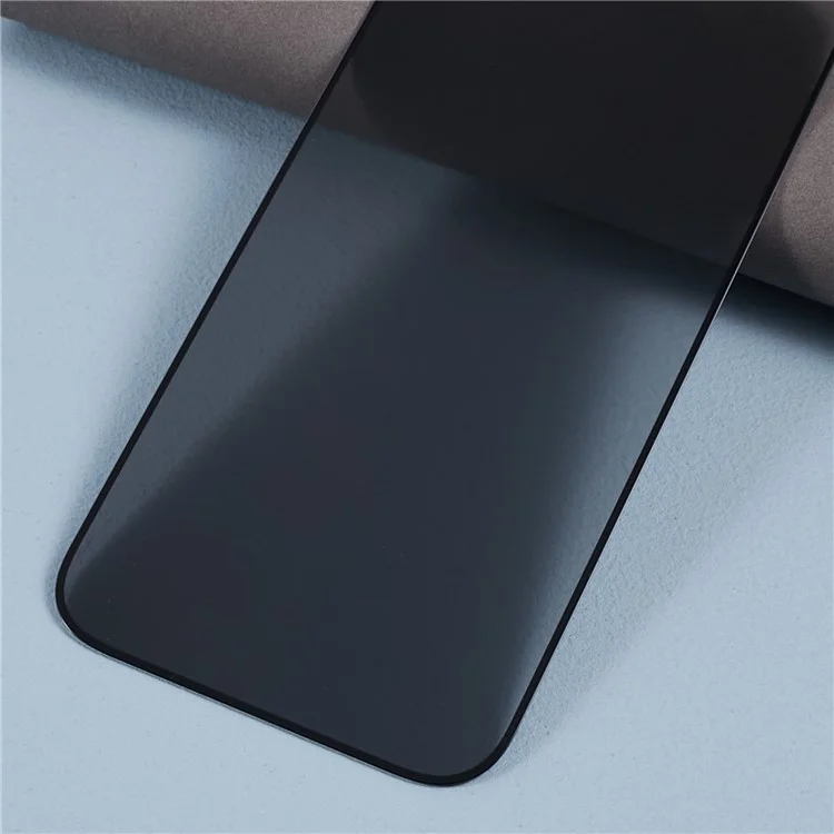 Для iPhone 16 Full Glue Screen Protector Anti-Spy Tempered Glass Screen Film with Anti-Dust Net
