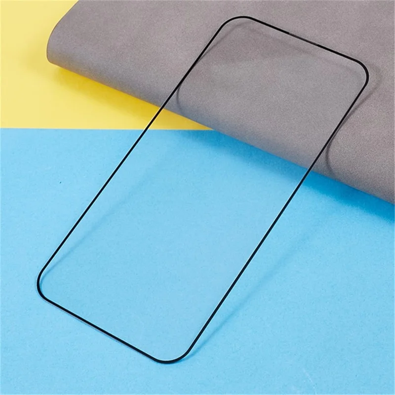 For iPhone 16 Pro Full Screen Protector 9D Side Glue Tempered Glass Full Screen Film