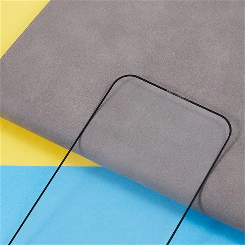 For iPhone 16 Pro Full Screen Protector 9D Side Glue Tempered Glass Full Screen Film