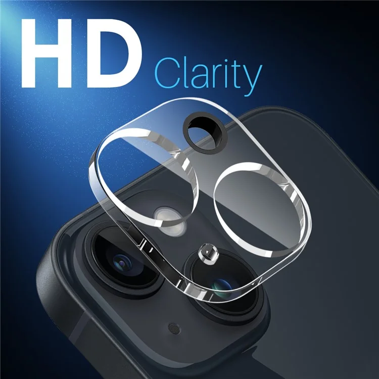 NORTHJO Para iPhone 14 / 14 Plus Protector de Lente de Cámara Cristal Templado HD Transparente Cobertura 3D Completa