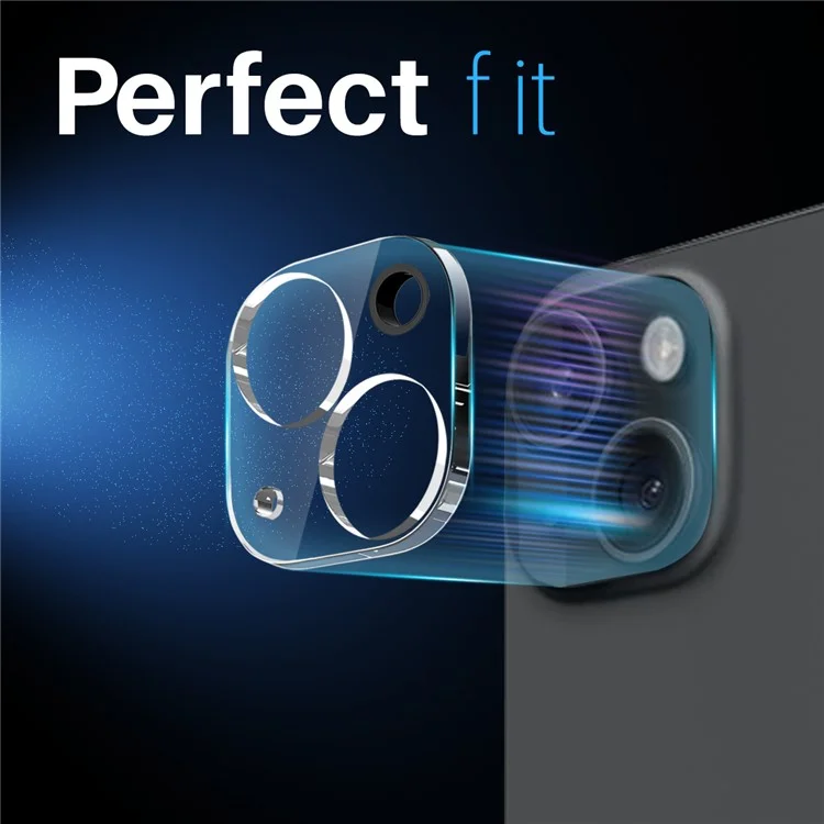 NORTHJO Para iPhone 14 / 14 Plus Protector de Lente de Cámara Cristal Templado HD Transparente Cobertura 3D Completa