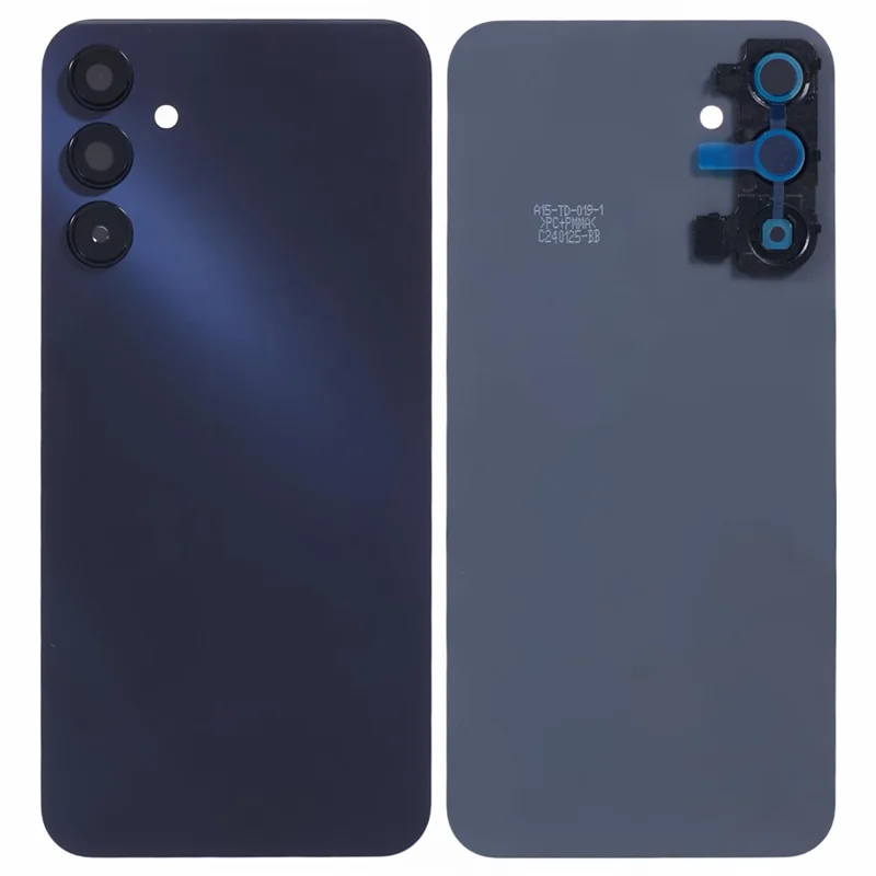 For Samsung Galaxy A15 4G A155 Battery Housing with Camera Lens Cover - Black