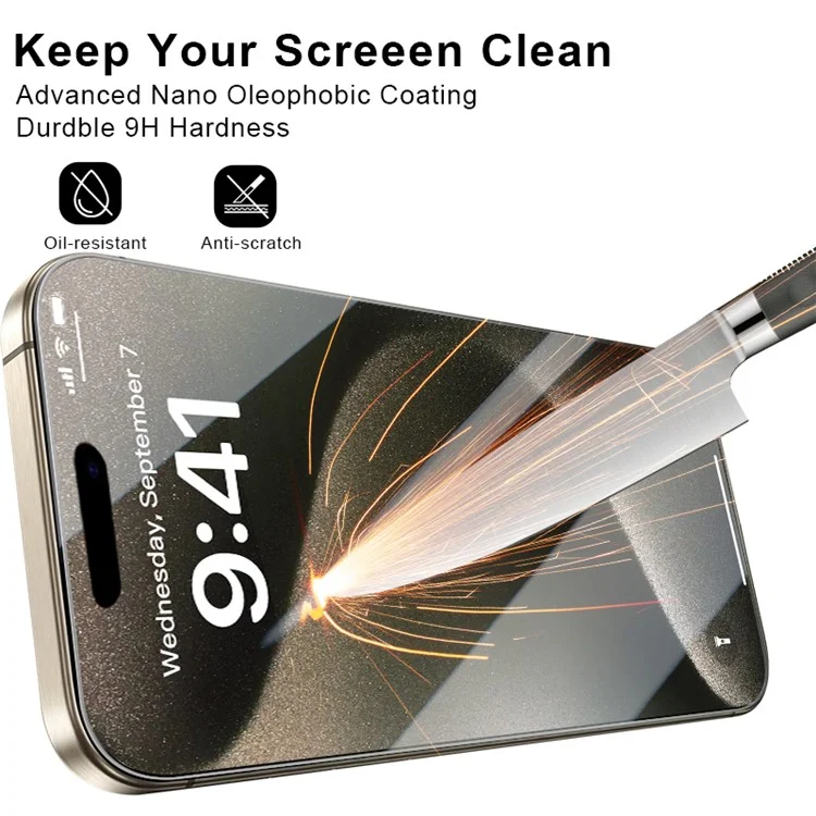 For iPhone 11 Screen Protector 0.33mm High Aluminum-Silicon Glass Film High Definition