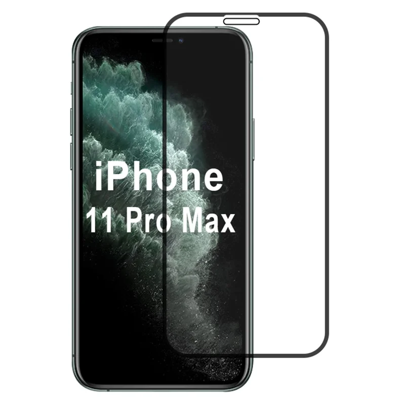 Protezione dello schermo per iPhone 11 Pro Max Screen Protector Silk Printing 2.5D Clear Smartphones Screen Film Accessori