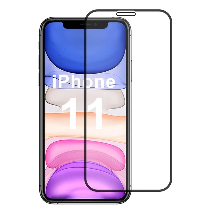 For iPhone 11 Screen Protector High Aluminum-Silicon Glass Anti-Fingerprint