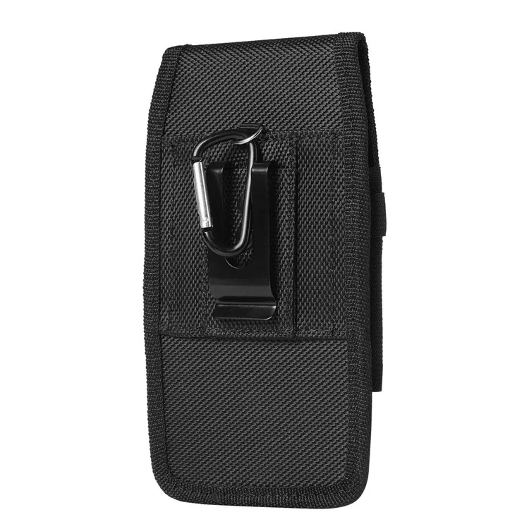 Nylon Phone Belt Clip Holster Carrying Pouch Card Holder Shockproof Oxford Cloth Vertical Waist Phone Case Bag, Size: XL