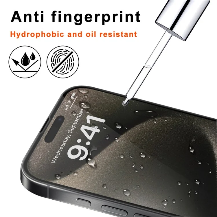 10Pezzi / Confezione per iPhone 14 Screen Protector 28 Gradi Anti Spy 2.5D Pellicola Serigrafica