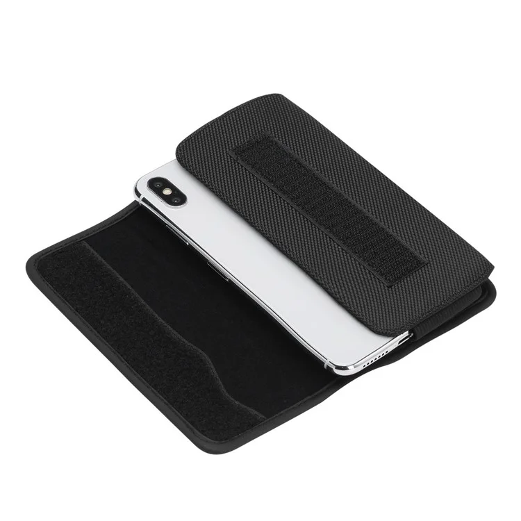 Horizontales Tragen Telefonbeutelgürtel Cliphalter Hülle Drop-proof Oxford Stoff Taille Telefon Holster, Größe: Xxl