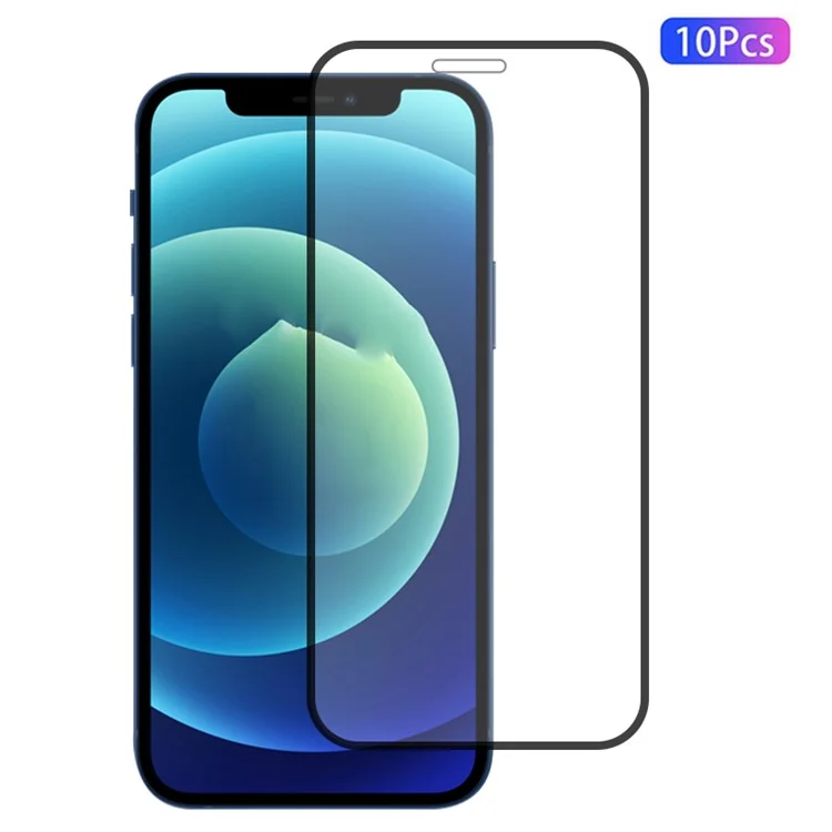 10 шт. для iPhone 12 Full Screen Protector Full Glue Explosion-proof