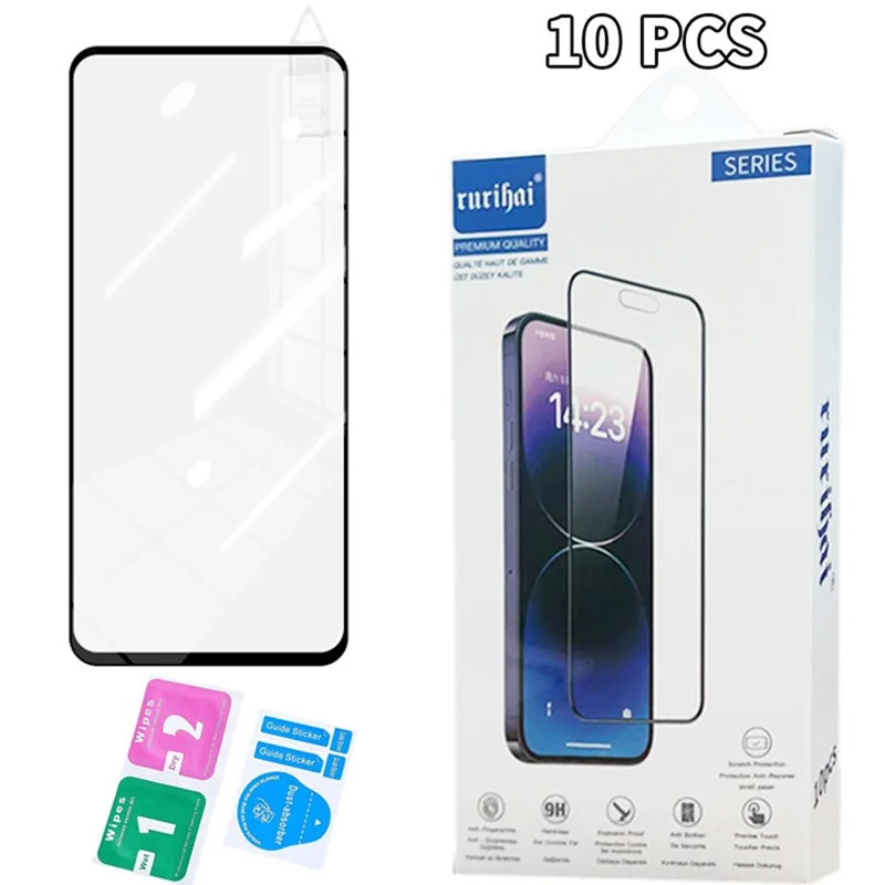 RURIHAI 10Pcs For Oppo A3 Pro (Global) 5G Secondary Hardening Screen Protector Anti-Scratch Film