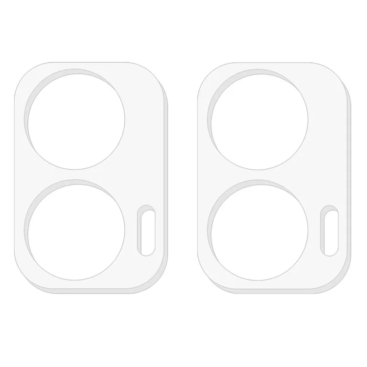 2 piezas para Motorola Moto G85 5G / S50 Neo 5G Protector de lente de cámara Película de vidrio templado de borde de arco 3D