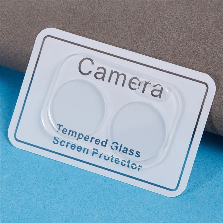 2 piezas para Motorola Moto G85 5G / S50 Neo 5G Protector de lente de cámara Película de vidrio templado de borde de arco 3D