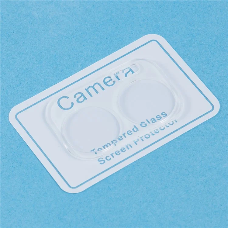 2 piezas para Motorola Moto G85 5G / S50 Neo 5G Protector de lente de cámara Película de vidrio templado de borde de arco 3D