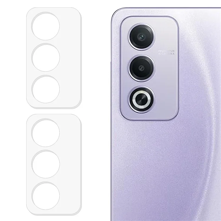 2Pcs For Oppo A3 Pro (Global) 5G Camera Lens Protector 3D Tempered Glass Lens Film