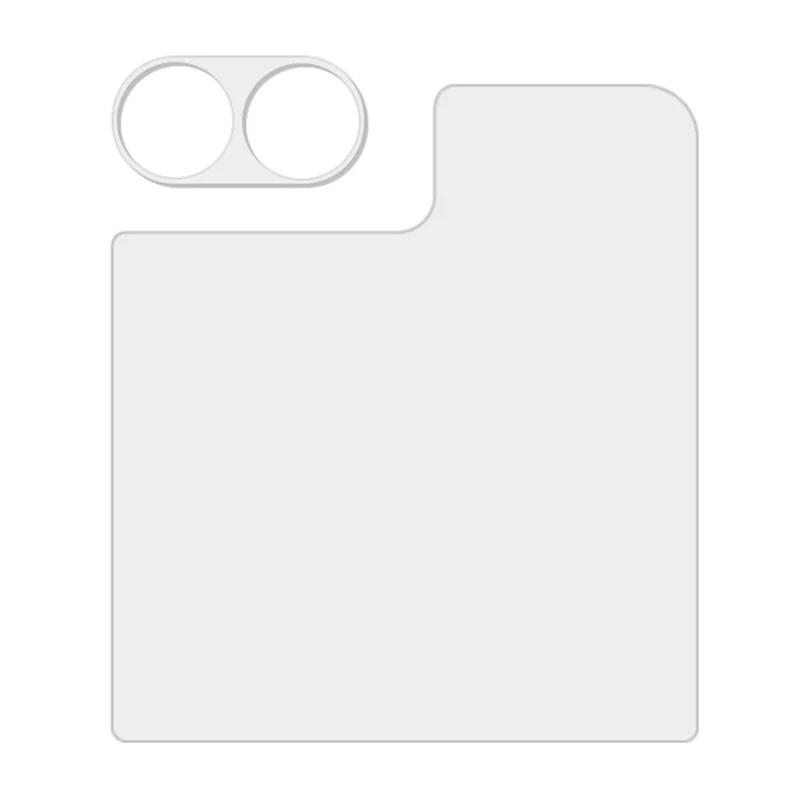 Para Motorola Razr 50 5G / Razr 2024 5G Filme da Lente da Câmera 3D + Protetor de Tela Pequeno de Vidro Temperado