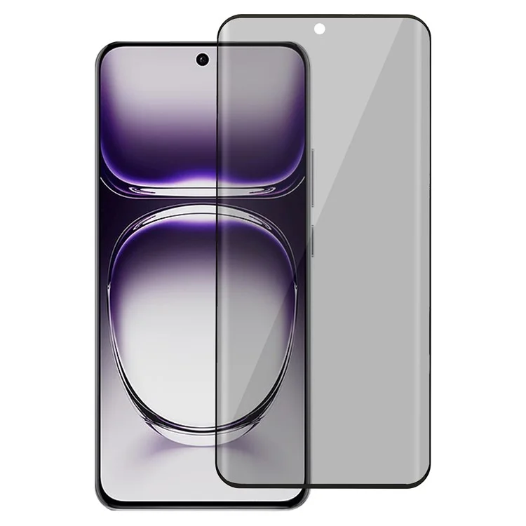 Pour Oppo Reno12 Pro 5G (Global) Anti-Spy Tempered Glass Screen Protector 3D Curved Edge