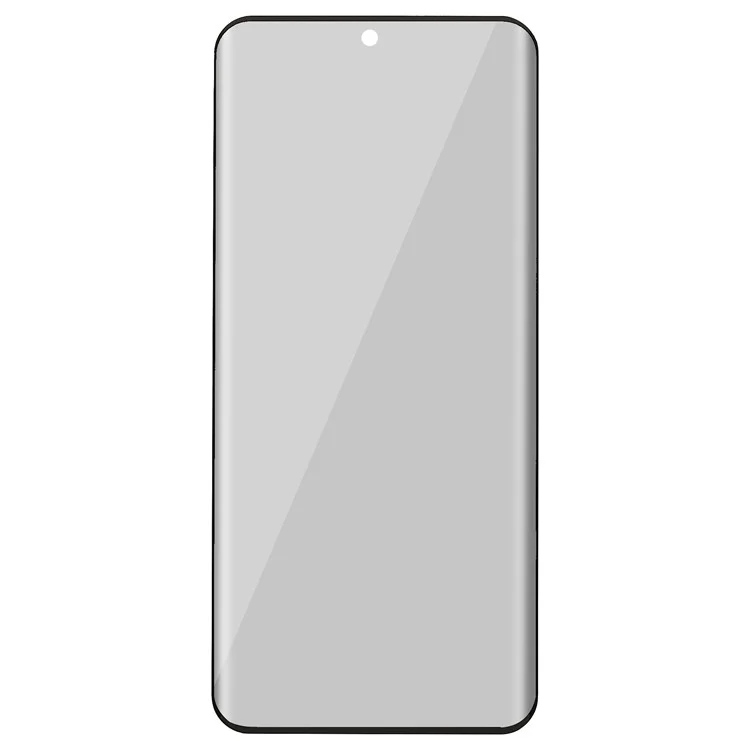 Pour Oppo Reno12 5G (Global) Film en verre trempé 3D à bords incurvés Adhésif anti-espion Protecteur d'écran
