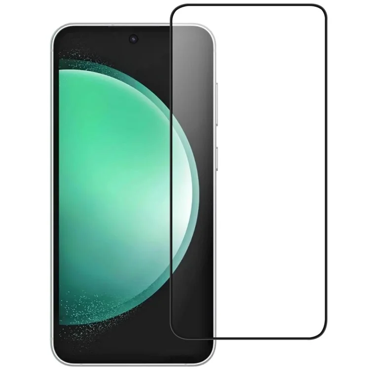 Para Samsung Galaxy S24 FE AGC Glass Screen Protector Full Glue Black Edge Screen Film