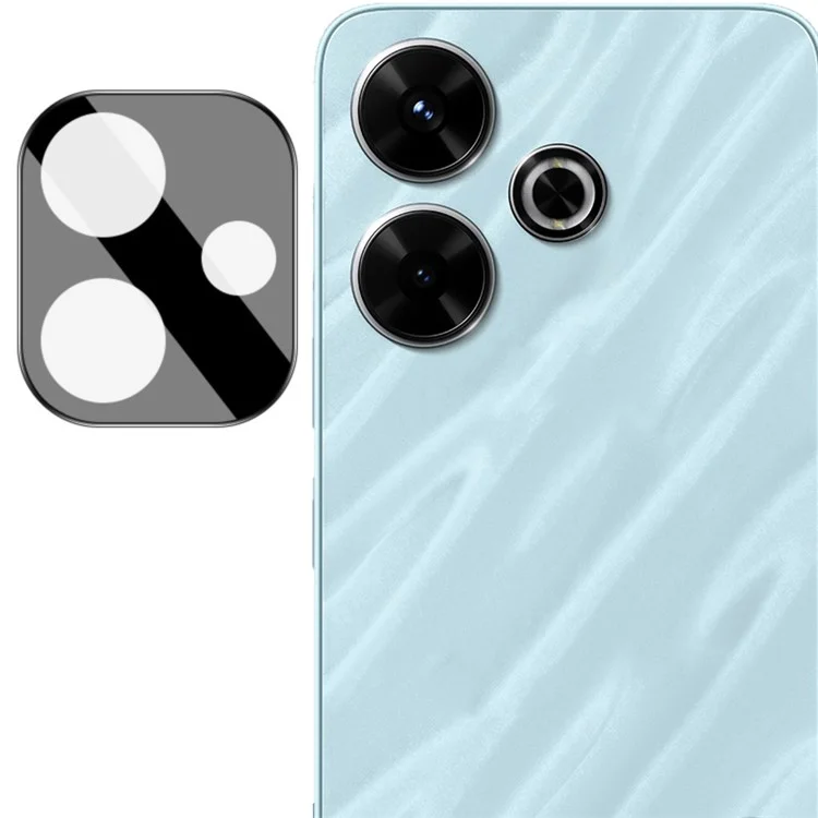 IMAK For Xiaomi Redmi 13 5G / 13 4G / Note 13R 5G / Poco M6 4G Camera Lens Protector+Acrylic Cap (Black Version)