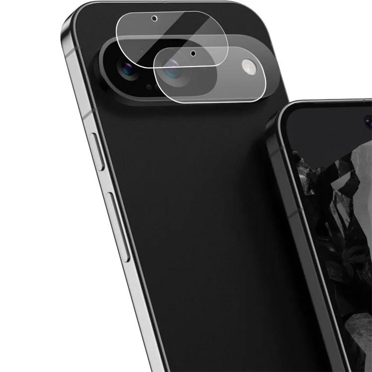 IMAK 2Pcs For Google Pixel 9 Camera Lens Protector HD Tempered Glass Rear Lens Film (Versione Ridotta)