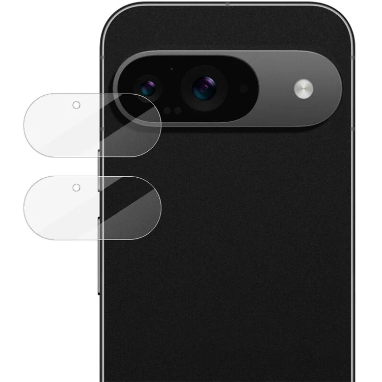 IMAK 2Pcs For Google Pixel 9 Camera Lens Protector HD Tempered Glass Rear Lens Film (Versione Ridotta)