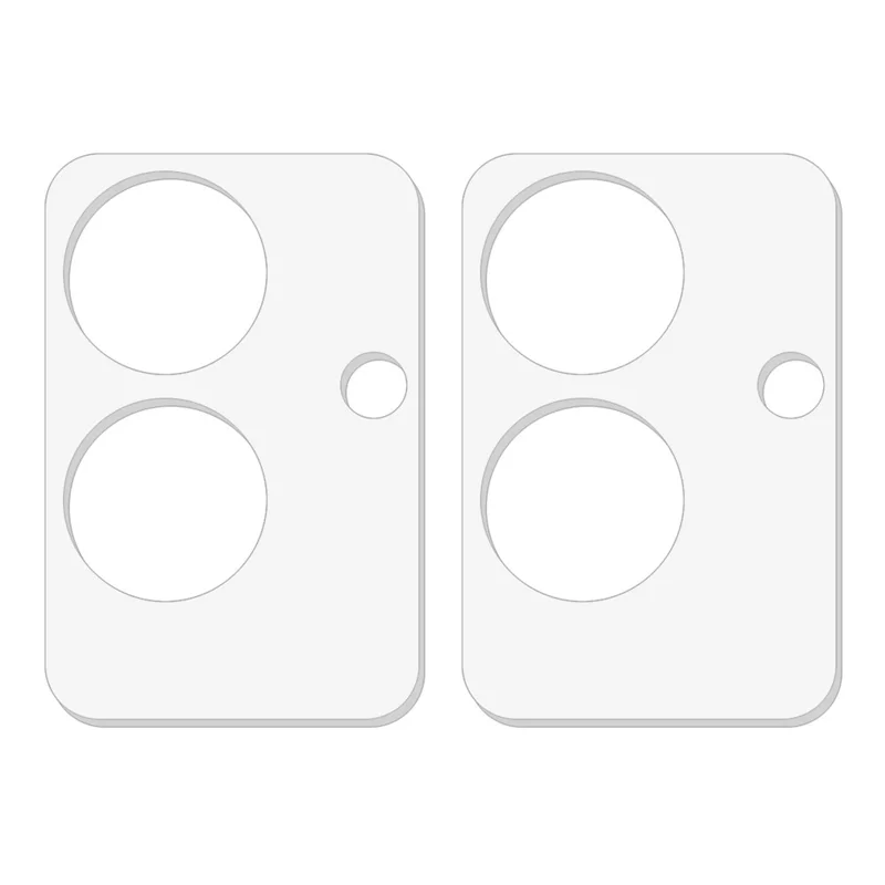 2Pcs For Realme C61 4G Camera Lens Protector 3D Tempered Glass Lens Film