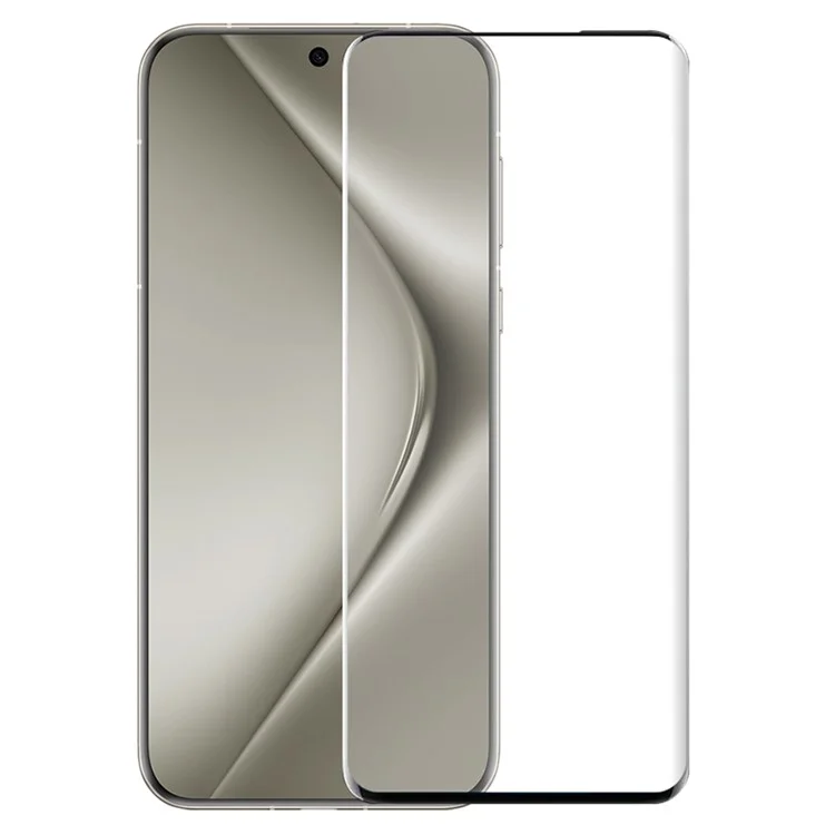 NORTHJO A+ For Huawei Pura 70 Ultra Screen Protector Side Glue 3D Curved Tempered Glass Film - Black