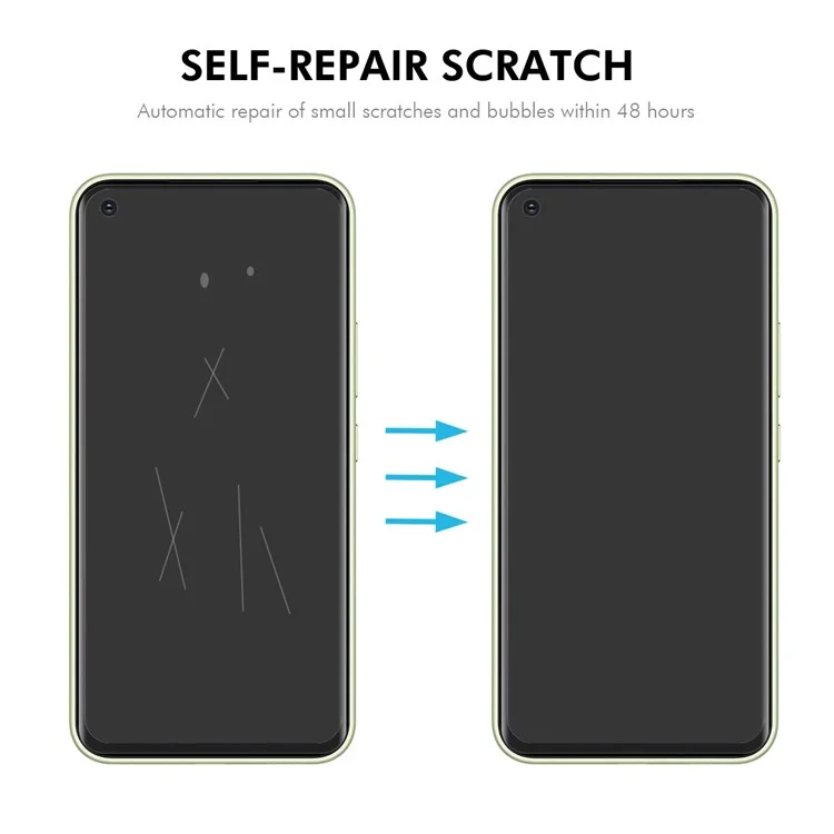 ENKAY HAT PRINCE Per Oppo A78 4G Protezione dello schermo TPE+PET+TPU Pellicola morbida