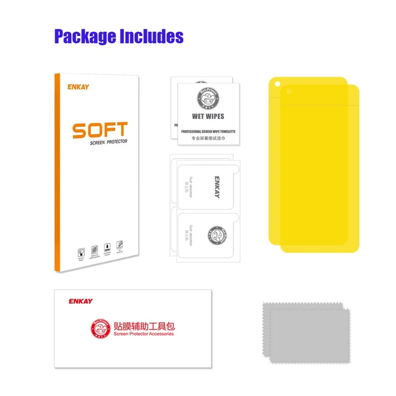 ENKAY HAT PRINCE 2Pcs For Oppo Find X5 Lite Screen Protector Bubble-Free Hydrogel Screen Film