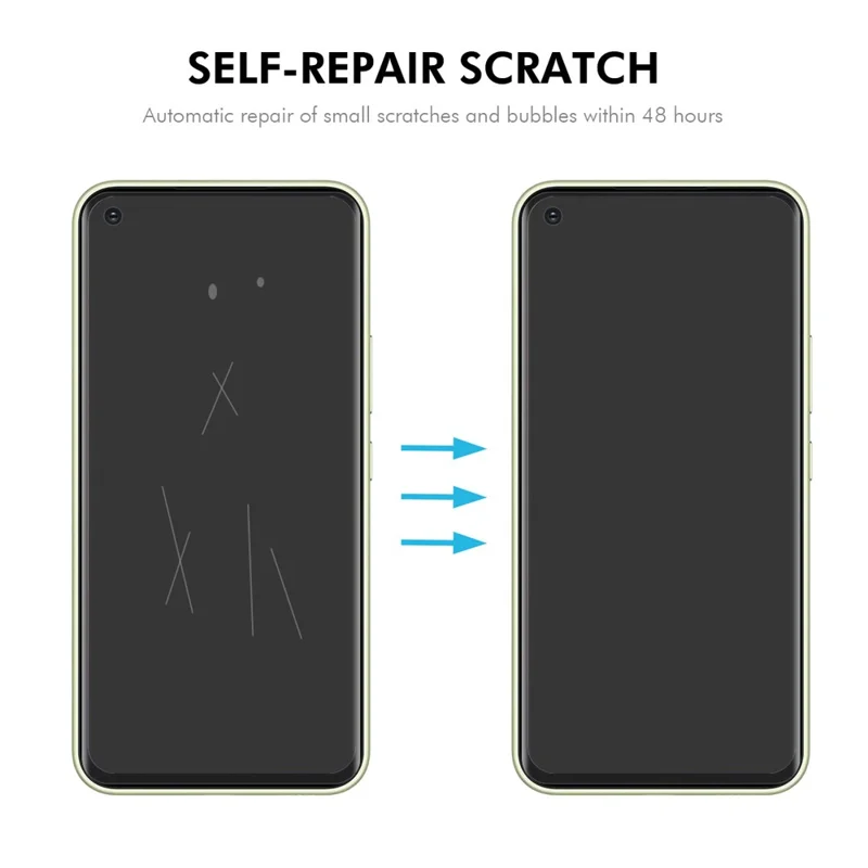 ENKAY HAT PRINCE 2 stuks voor Oppo A96 4G Screenprotector zonder bellen Hydrogel Screenfolie