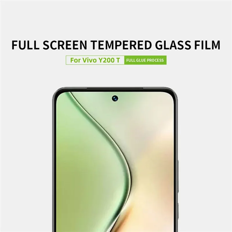 PINWUYO JK Series-2 for vivo Y200t 5G Screen Protector High Aluminium-Silicon Glass Full Cover Film