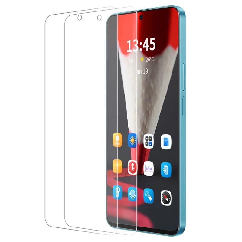 ENKAY HAT PRINCE 2Pcs For Samsung Galaxy S24 FE Screen Protector Anti-Explosion 9H Hardness Film