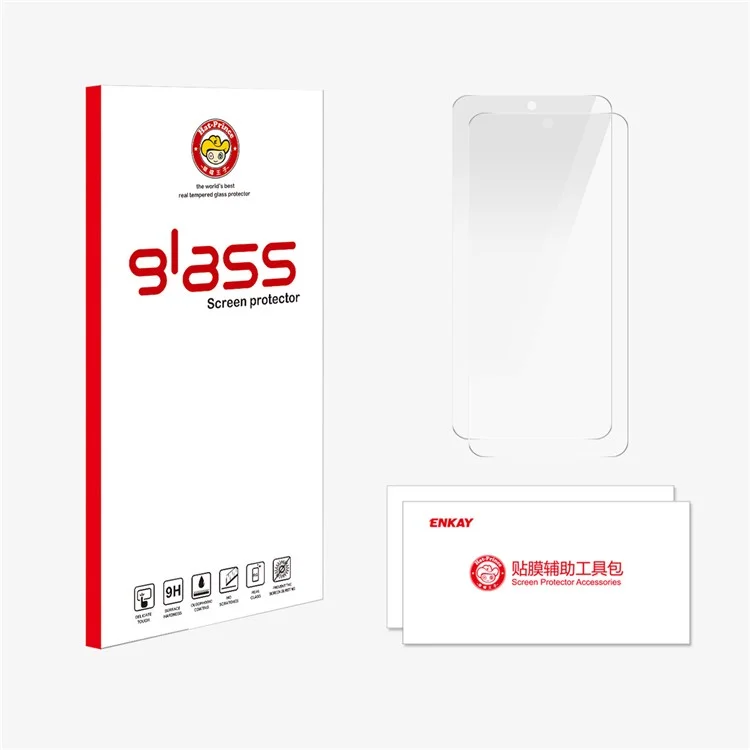 ENKAY HAT PRINCE 2Pcs For Google Pixel 9 Pro Clear Screen Protector Anti-Explosion 9H Hardness Film