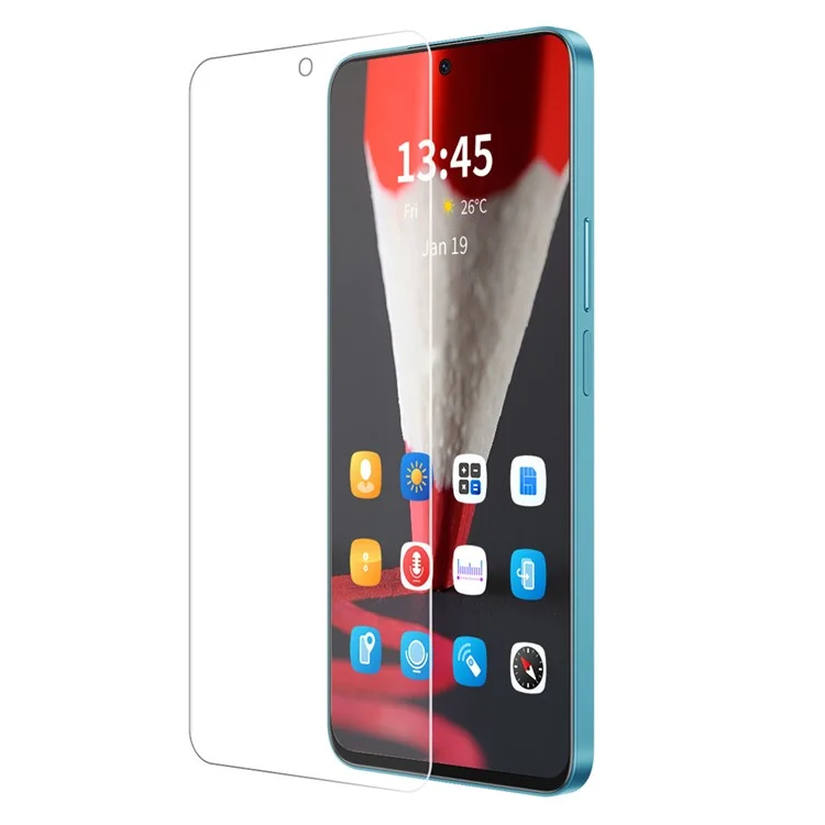 ENKAY HAT PRINCE Per Google Pixel 9 Pro Protezione dello schermo in vetro di alluminio-silicio ad alta durezza 9H