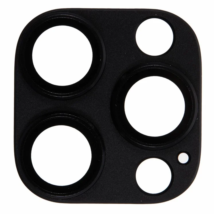 Per iPhone 16 Pro / 16 Pro Max Protezione Lente Fotocamera Chiaro Opaco Vetro Temperato Pellicola Lente - Nero
