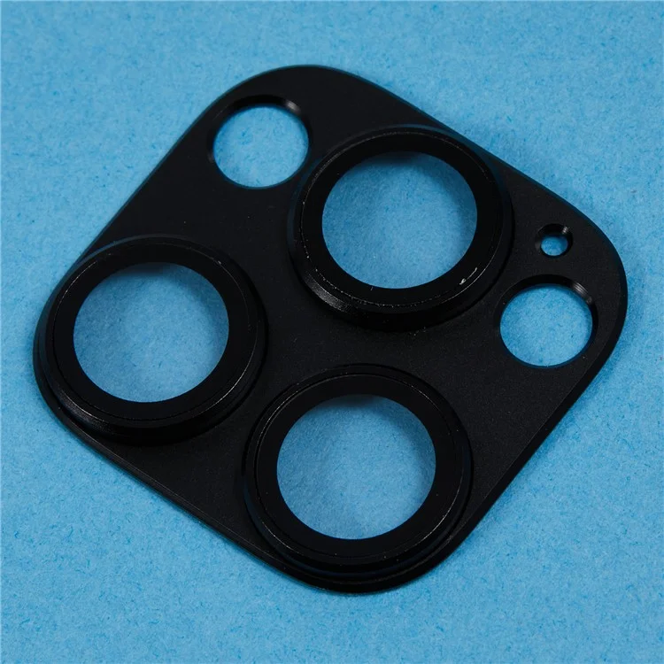 Per iPhone 16 Pro / 16 Pro Max Protezione Lente Fotocamera Chiaro Opaco Vetro Temperato Pellicola Lente - Nero