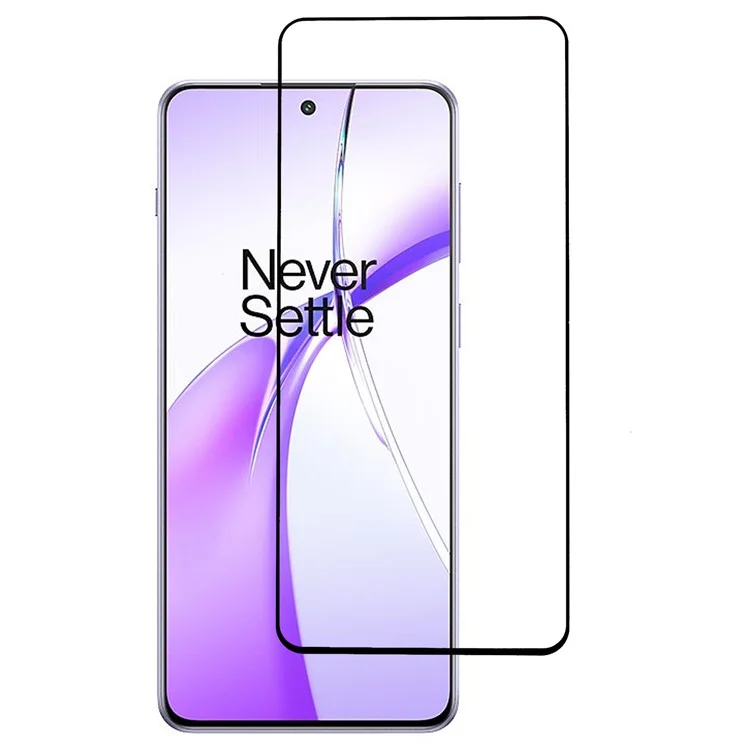 Für OnePlus Ace 3V 5G Panzerglas Displayschutz, vollflächiger Klebstoff, Seidendruckschutzfilm