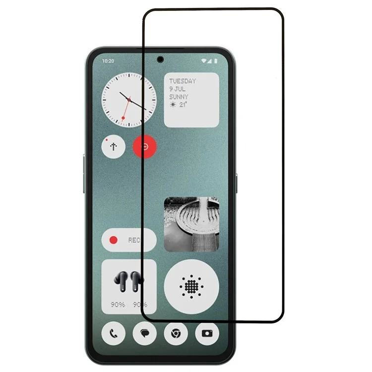 For Nothing CMF Phone 1 Serigrafia Full Screen Protector High Alluminio-Silicio Vetro Film