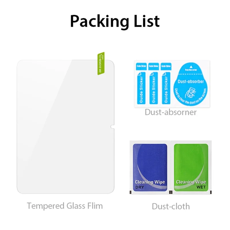 DUX DUCIS For OnePlus Pad Pro / Pad 2 Full Screen Protector Medium Alumina Glass Film 0.33mm
