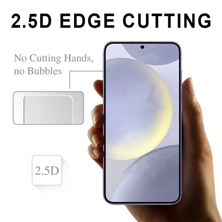 Für Samsung Galaxy S24 Bildschirmschutzfolie 0,33 mm Hoher Aluminium-Silizium-Glas-Film Hochauflösend