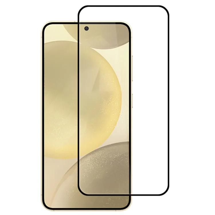 Für Samsung Galaxy S24 FE Bildschirmschutz 2.5D Seidendruckfilm Vollständige Abdeckung Vollständiger Kleber