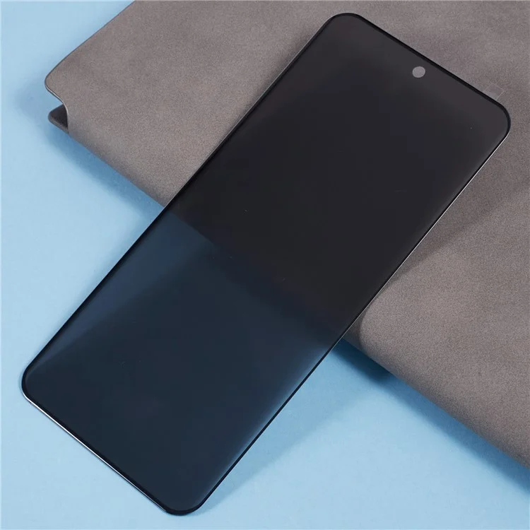 For Oppo Reno12 Pro 5G (Global) Screen Protector Anti-Spy Tempered Glass Film Side Glue Curved Edge