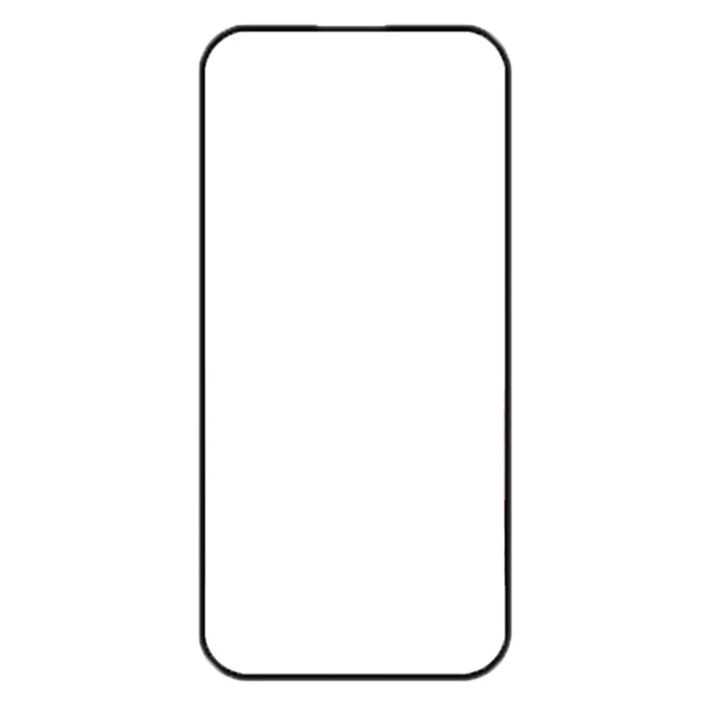 AMORUS 2Pcs For iPhone 16 Plus Screen Protector Full Coverage Tempered Glass Film - Black