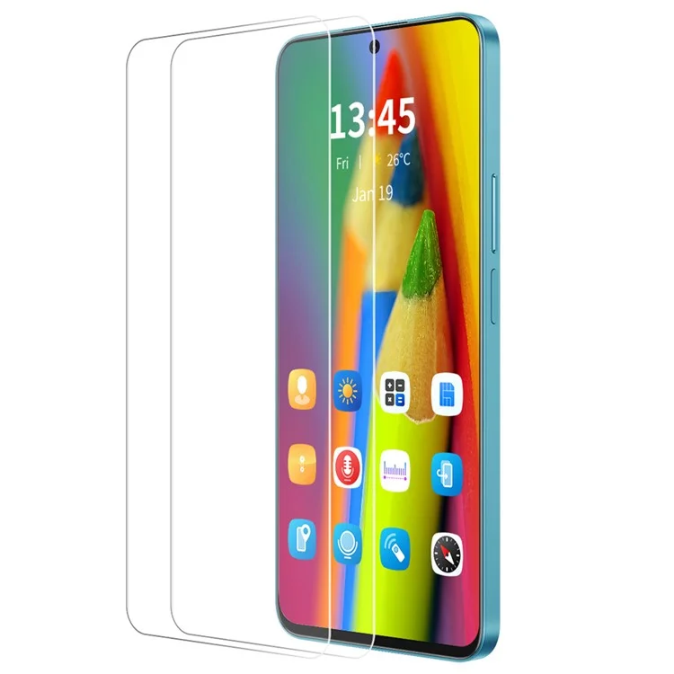 ENKAY HAT PRINCE 2Pcs para Samsung Galaxy F55 5G / C55 5G / M55 5G Protector de pantalla 9H Película de dureza